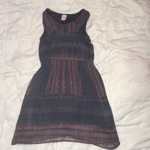 Flowy patterned dress